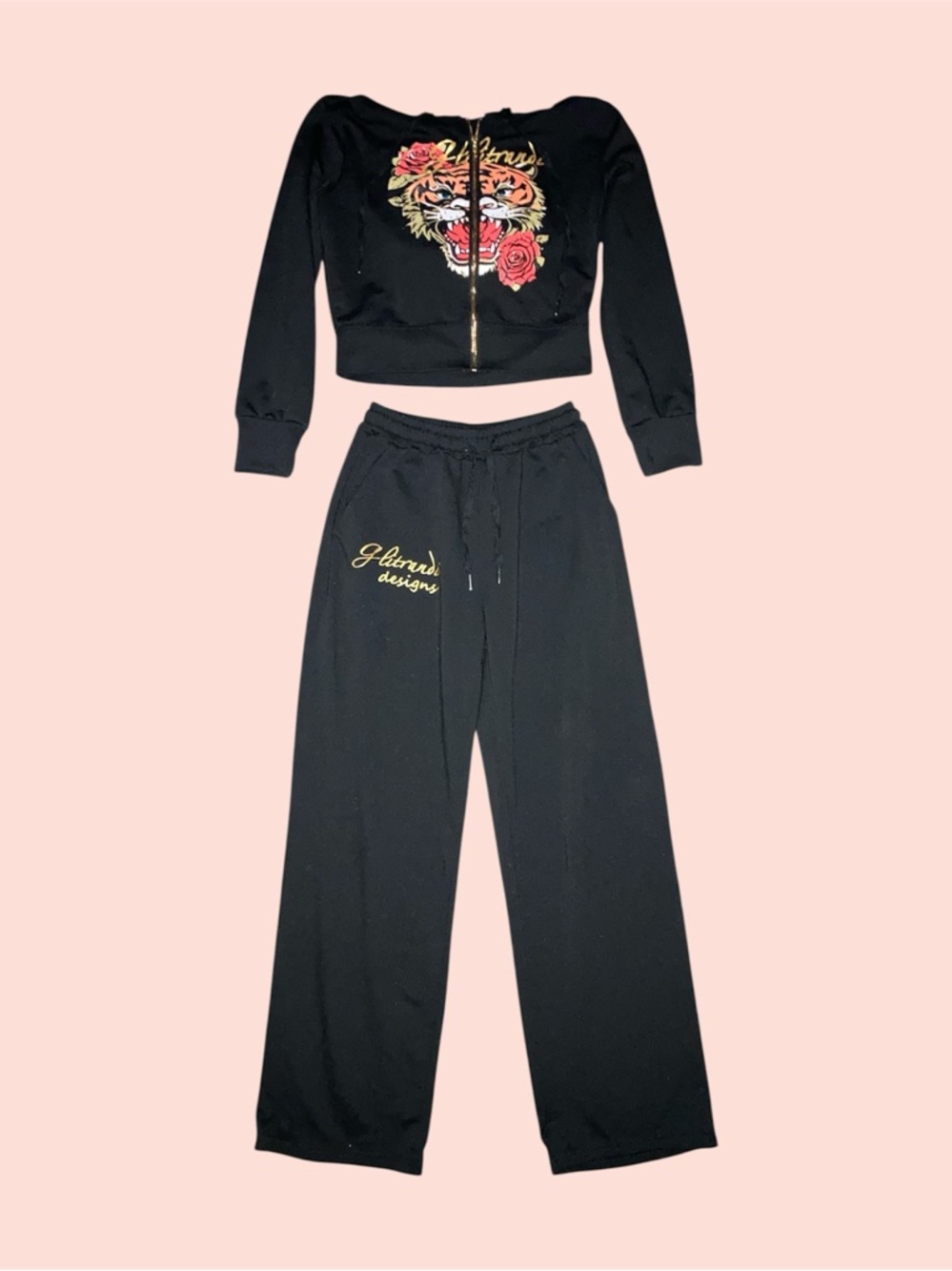 Tiger Zip Hoodie & Sweatpants Set